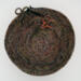 This is looking straight down into the basket. The scissors can hang inside or outside. This is looking straight down into the basket. The scissors can hang inside or outside.